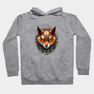 Metallic Fox Face Transformative T-Shirt: Unleash Your Inner Fox Hoodie